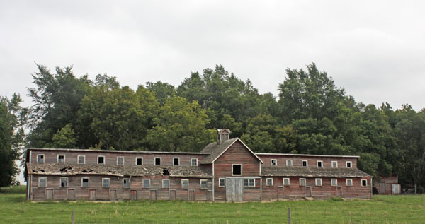 A derelict barn near Lamberton, Minnesota.