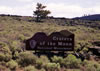Craters of the Moon N.M. sign